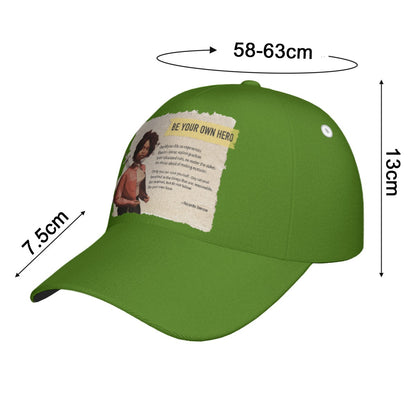 All-Over Print Peaked Cap With Box