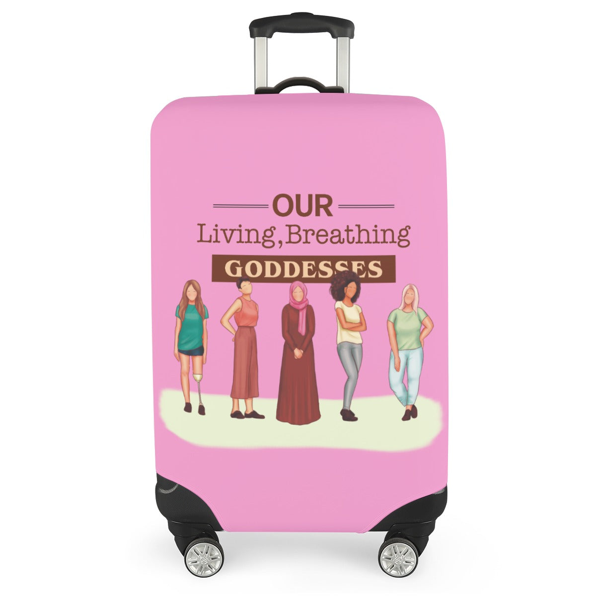 Breathing Goddesses - All-over Print Luggage Cover (With Belt)