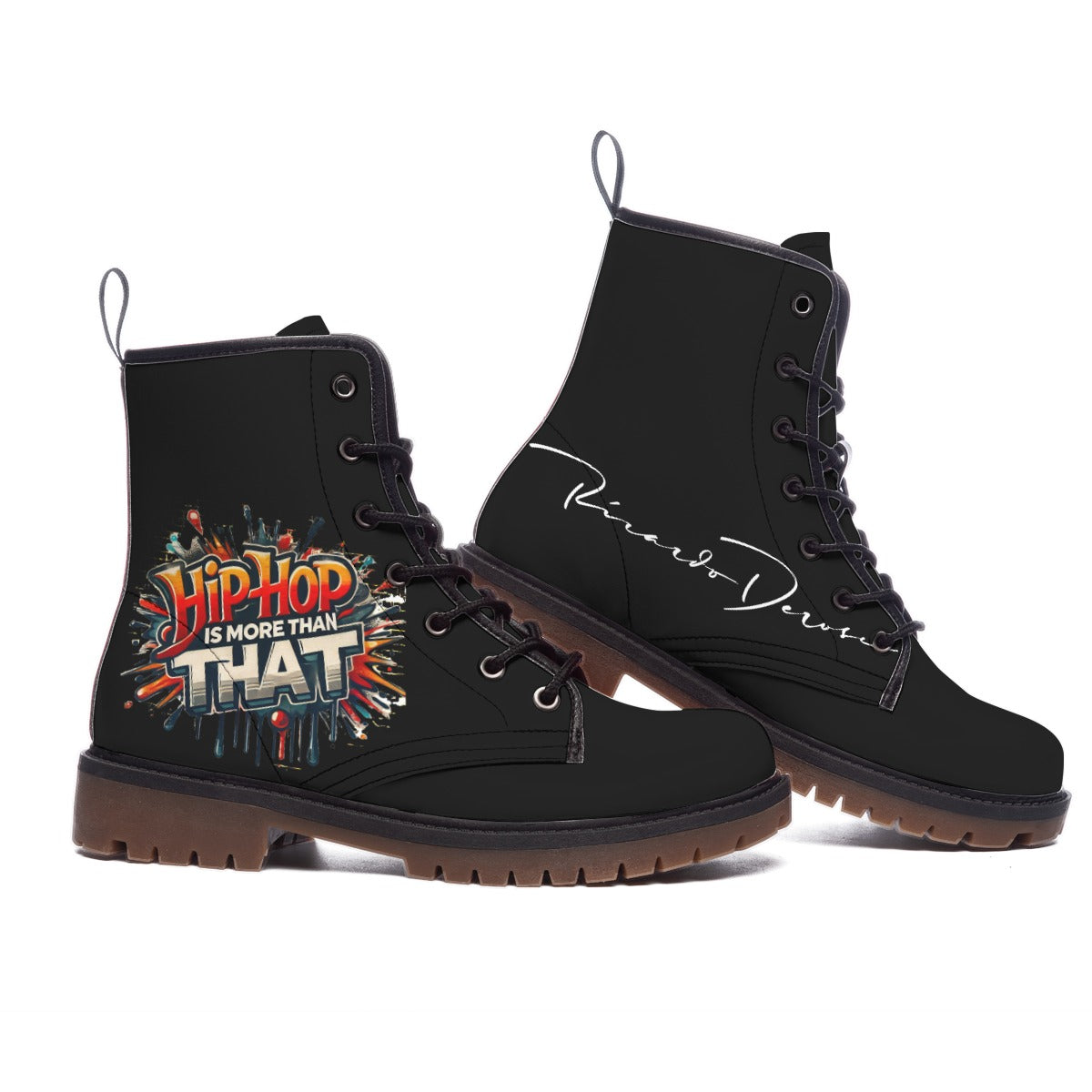 Hip-Hop Is More Than That - All-Over Print Men's Martin Short Boots