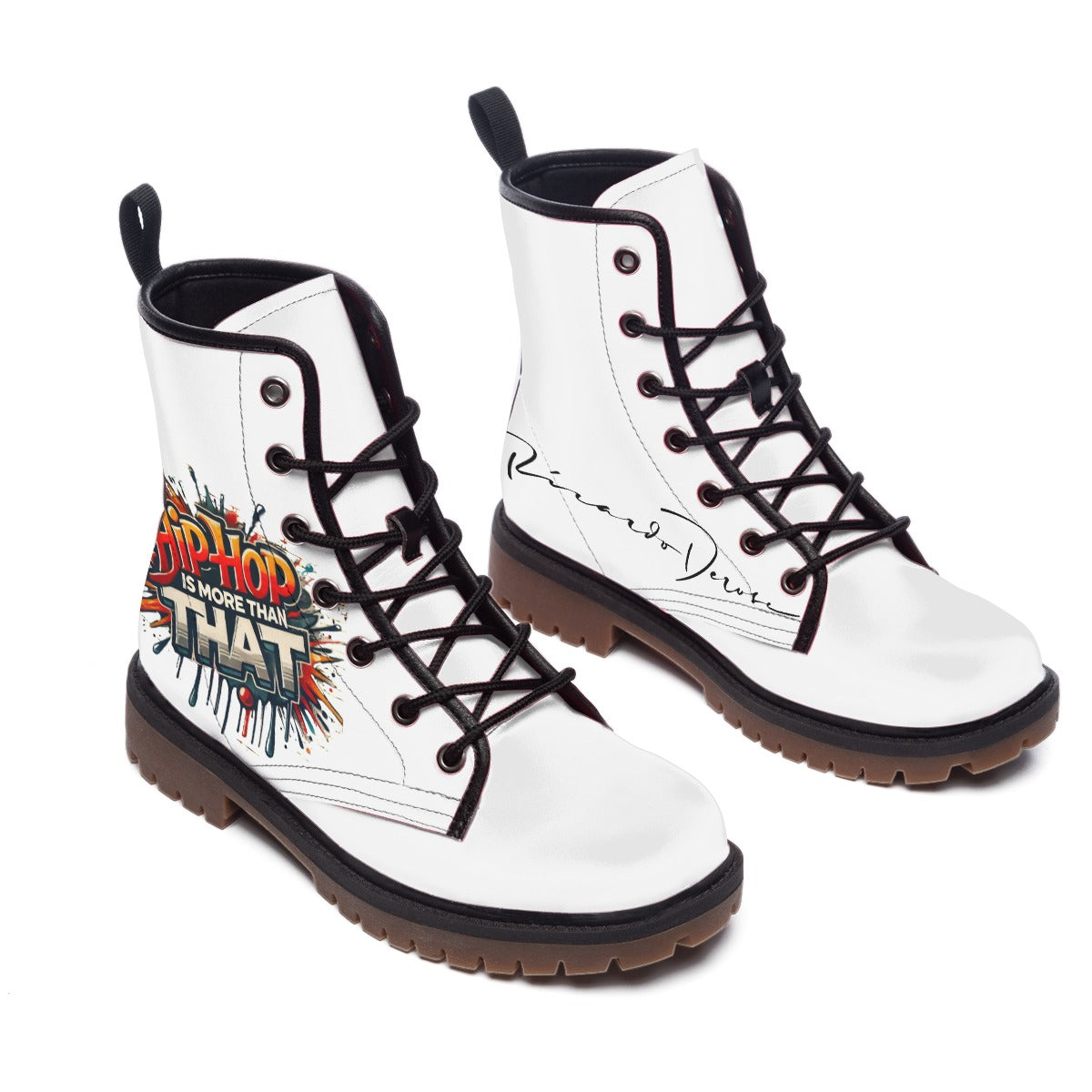 Hip-Hop Is More Than That - All-Over Print Men's Martin Short Boots