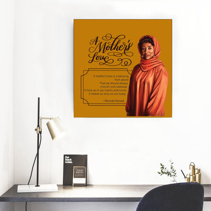 A Mother's Love - Framed Single Piece Mural | Square