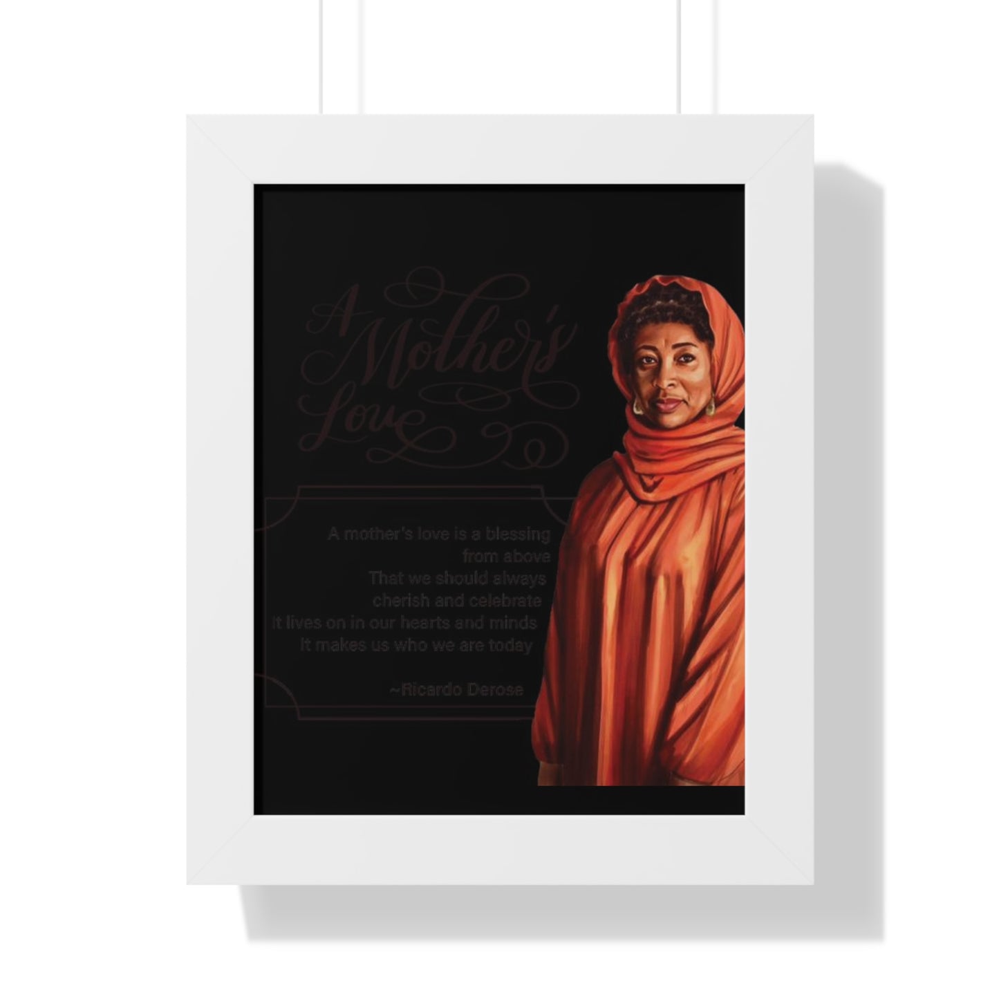 A Mother's Love- Framed Vertical Poster