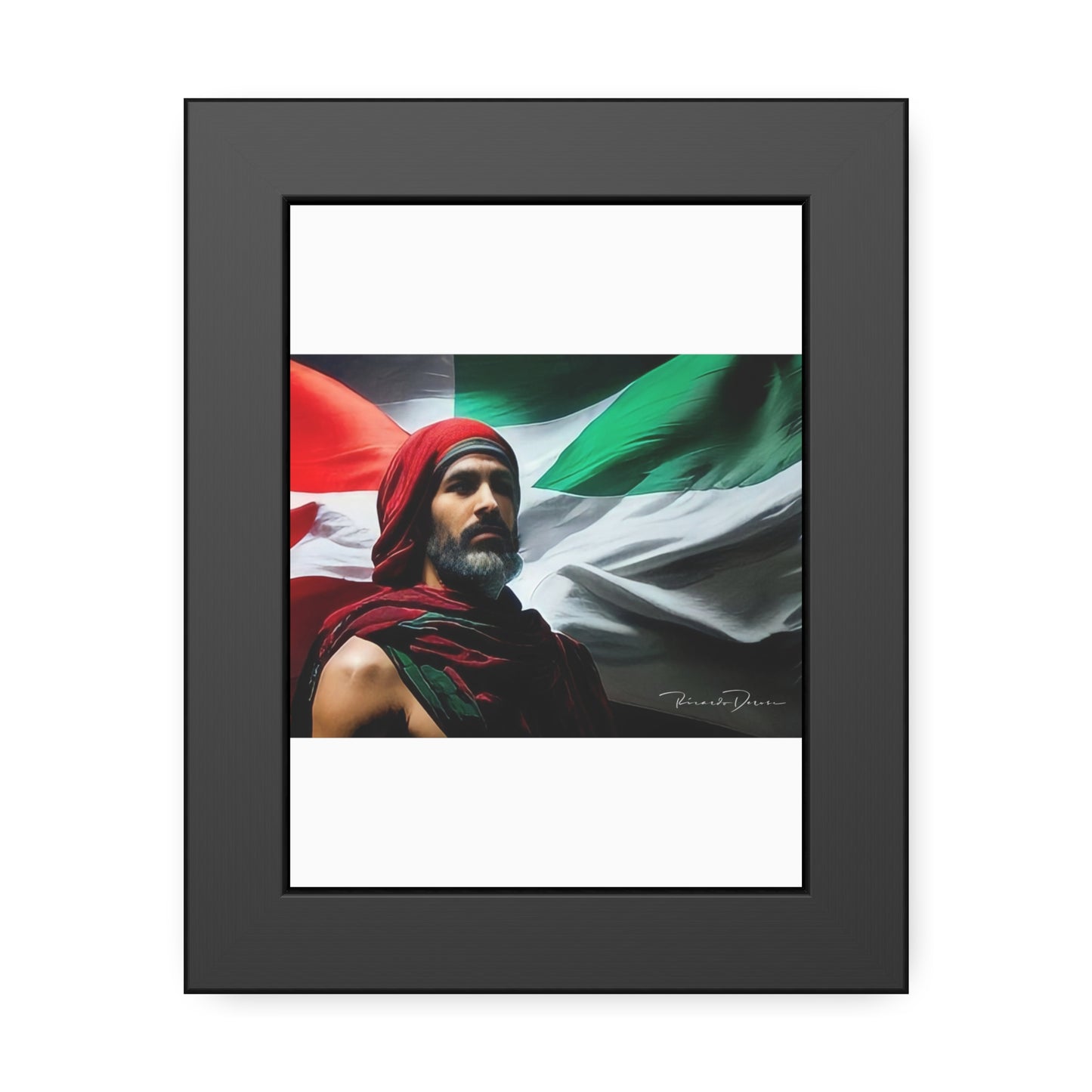 Framed Free Palestine Paper Posters