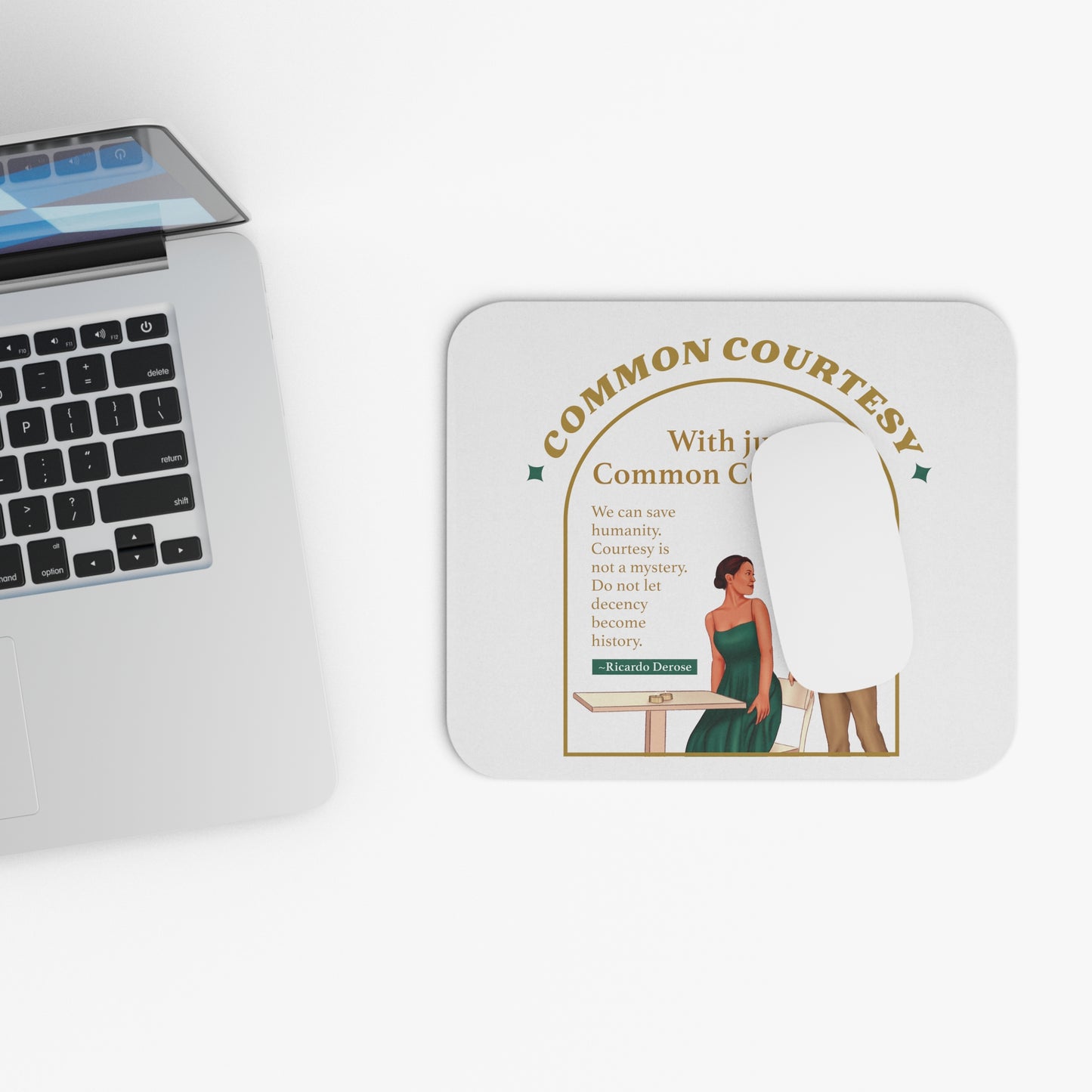 Common Courtesy_Mouse Pad (Rectangle)
