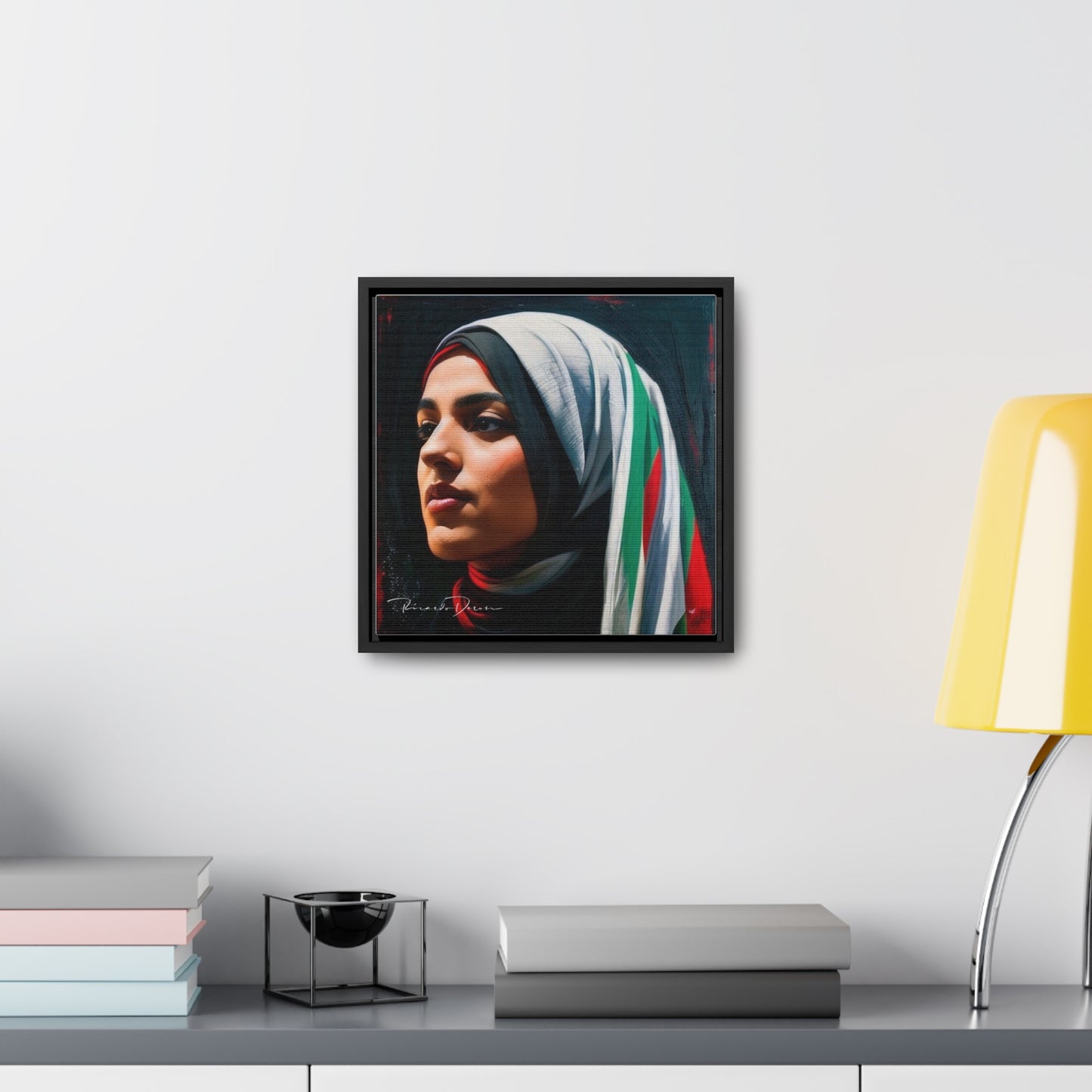 Free Palestine Gallery Canvas Wraps, Square Frame - Derose Entertainment 