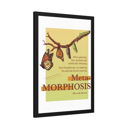 Ricardo Derose Metamorphosis Framed Paper Posters