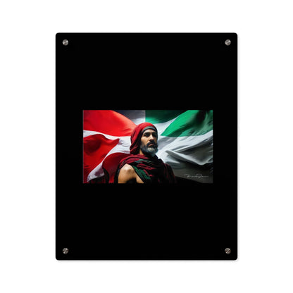 Free Palestine Acrylic Glass Art - Derose Entertainment 