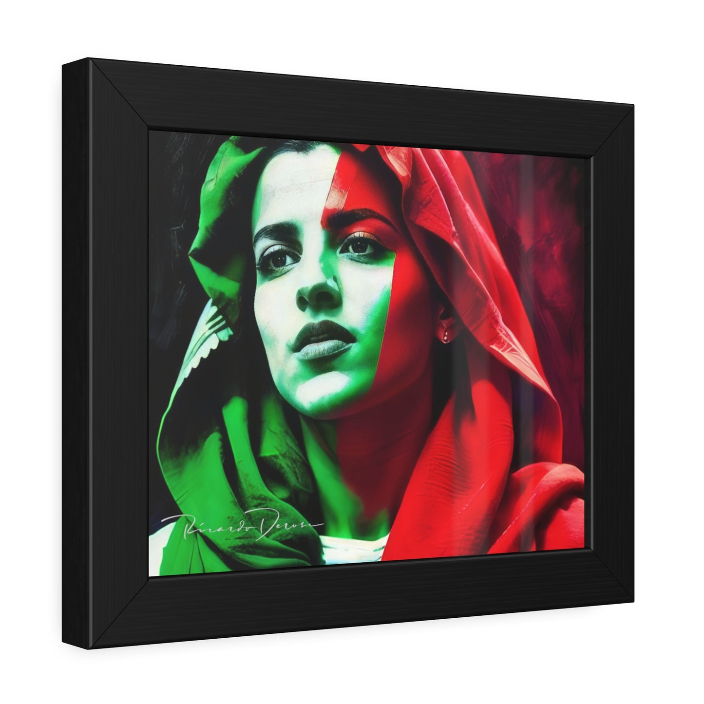 Palestine Girl Framed Poster