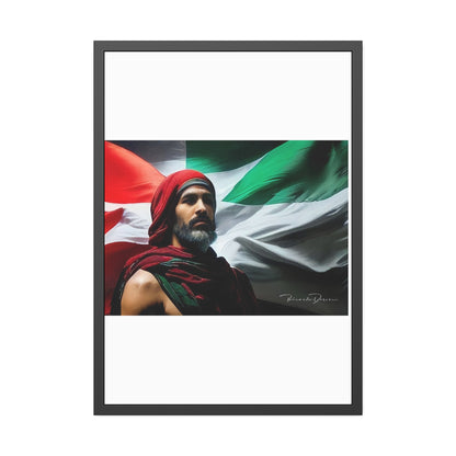 Framed Free Palestine Paper Posters