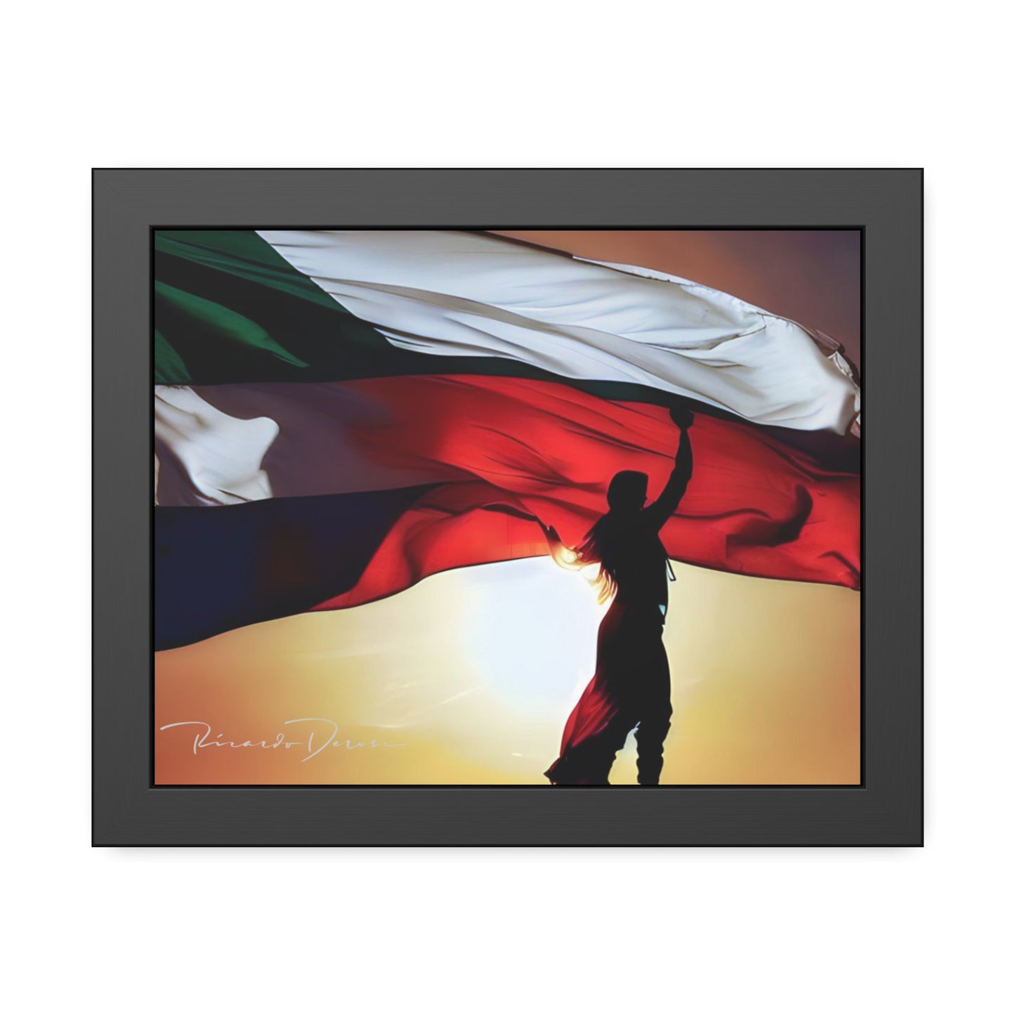 Palestine Flag Framed Poster