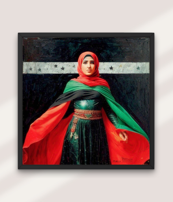 Framed Palestine Vertical Poster - Derose Entertainment 