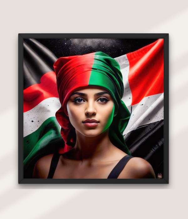 Free Palestine Gallery Canvas Wraps, Square Frame - Derose Entertainment 