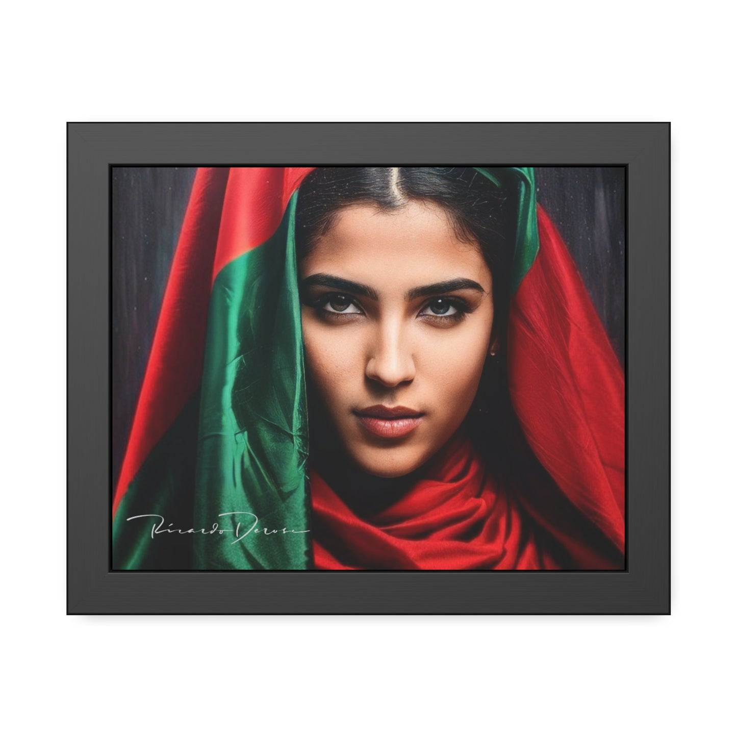 Palestine Girl Framed Poster