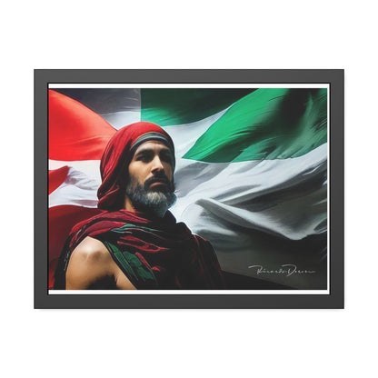 Framed Free Palestine Paper Posters