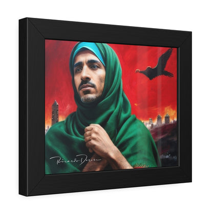 Palestine Man Framed Poster