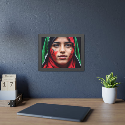 Palestine Girl Framed Poster