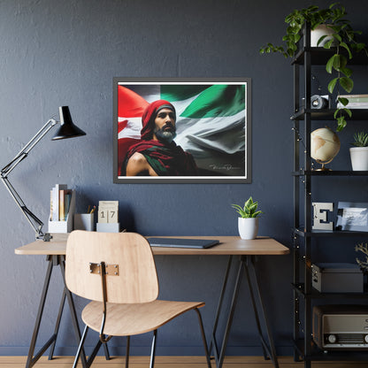 Framed Free Palestine Paper Posters