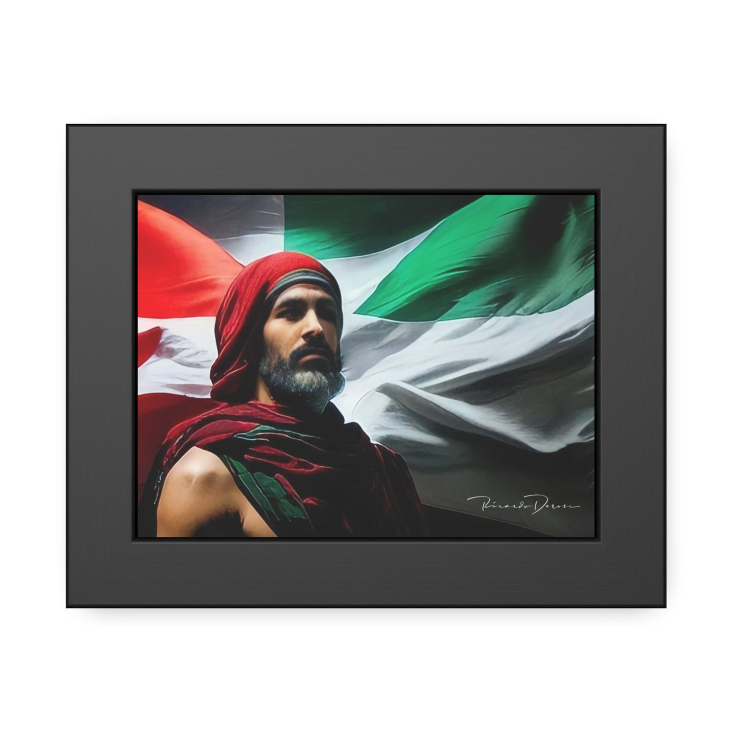 Framed Free Palestine Paper Posters