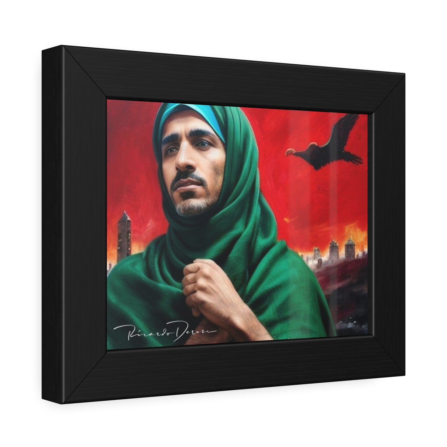 Palestine Man Framed Poster