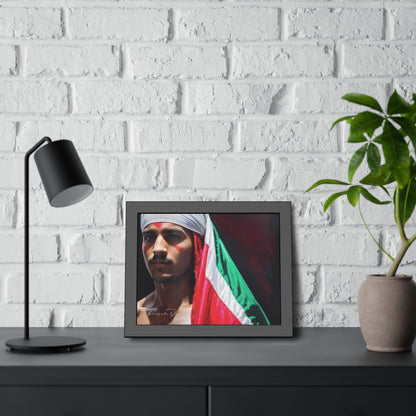 Palestine Man Framed Poster