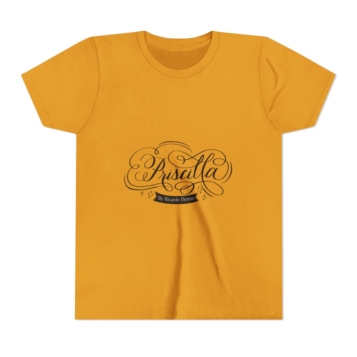 Personalized Priscilla Youth Short Sleeve Tee - Stylish & Comfortable Kids' T-Shirt