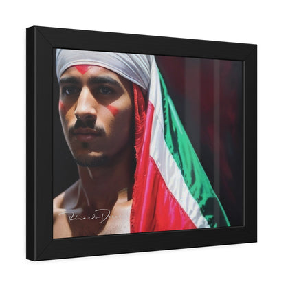 Palestine Man Framed Poster