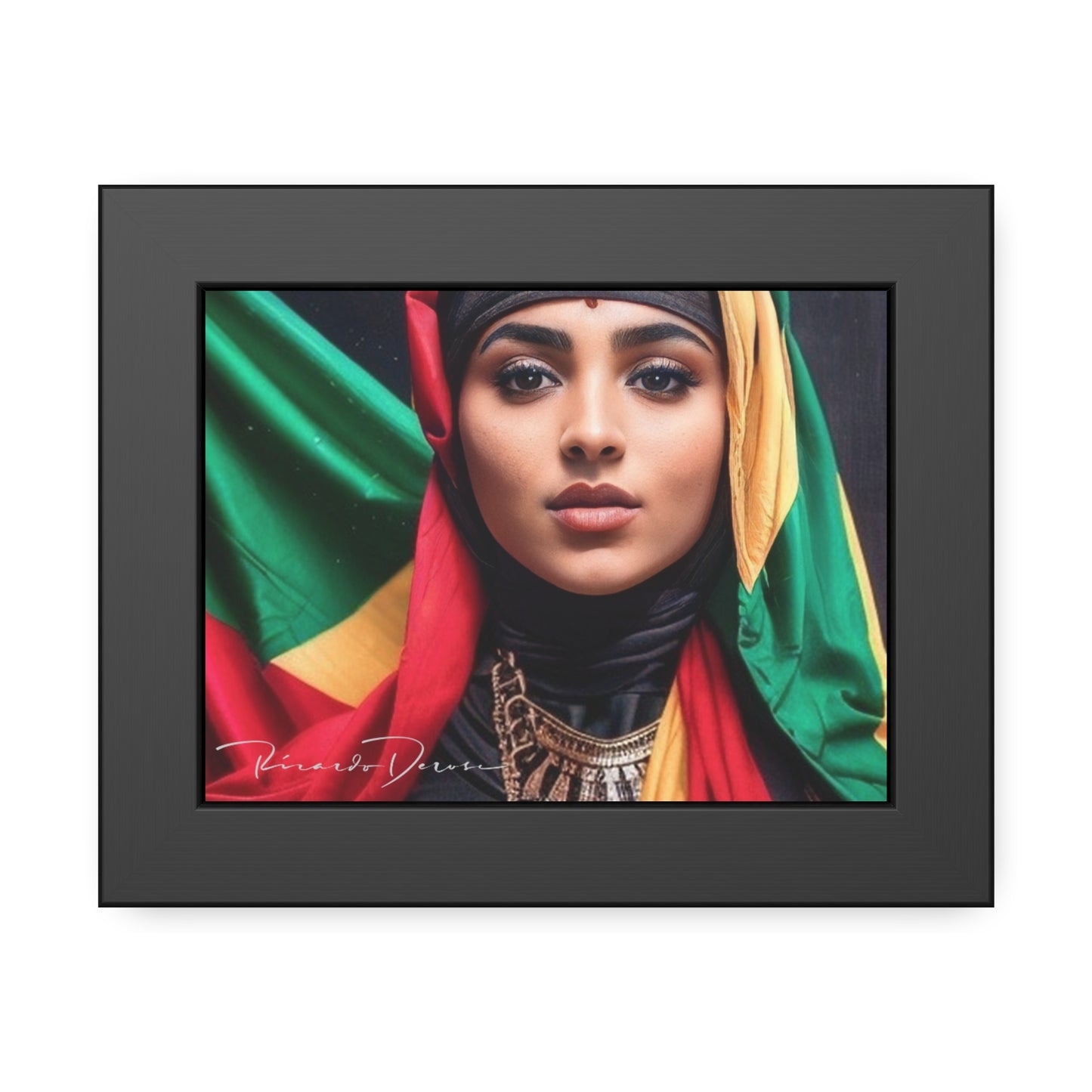 Palestine Girl Framed Poster