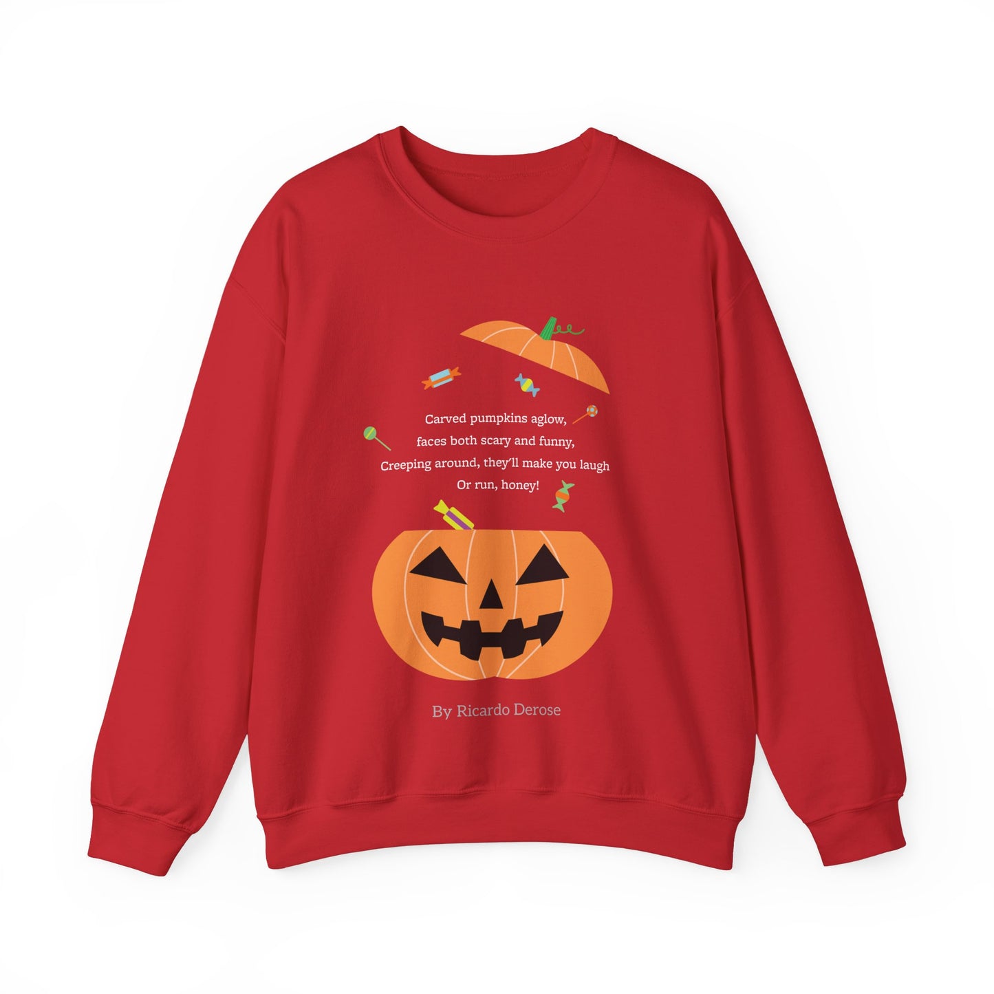 Halloween Jack o Lantern_Unisex Heavy Blend™ Crewneck Sweatshirt