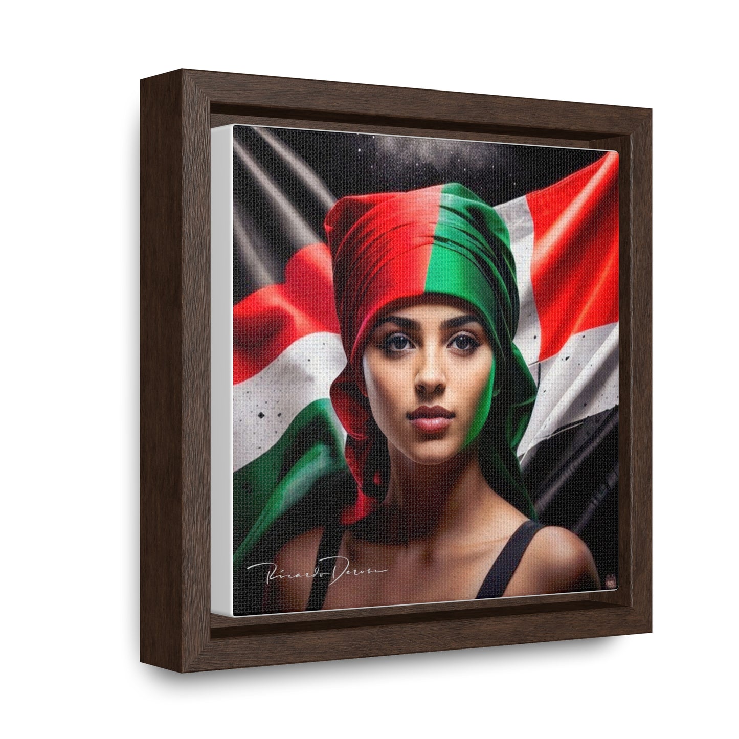 Free Palestine Gallery Canvas Wraps, Square Frame - Derose Entertainment 