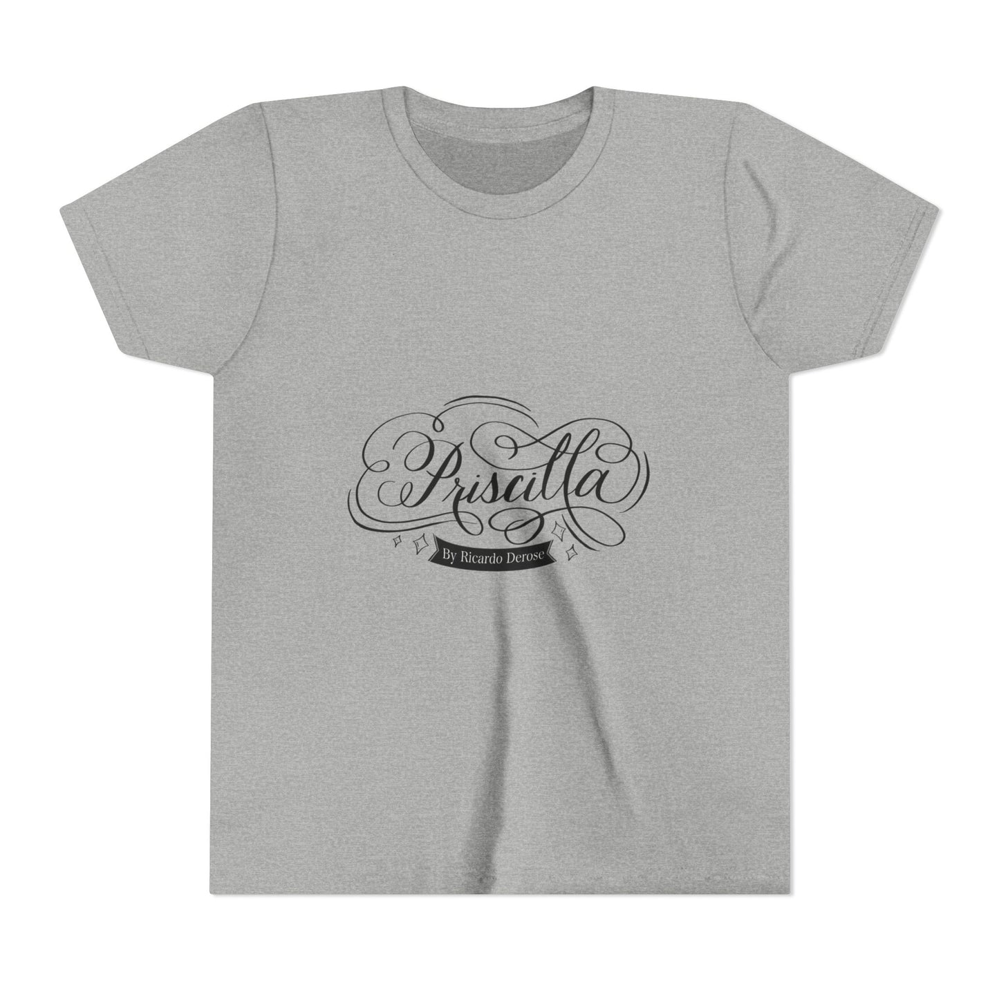 Personalized Priscilla Youth Short Sleeve Tee - Stylish & Comfortable Kids' T-Shirt