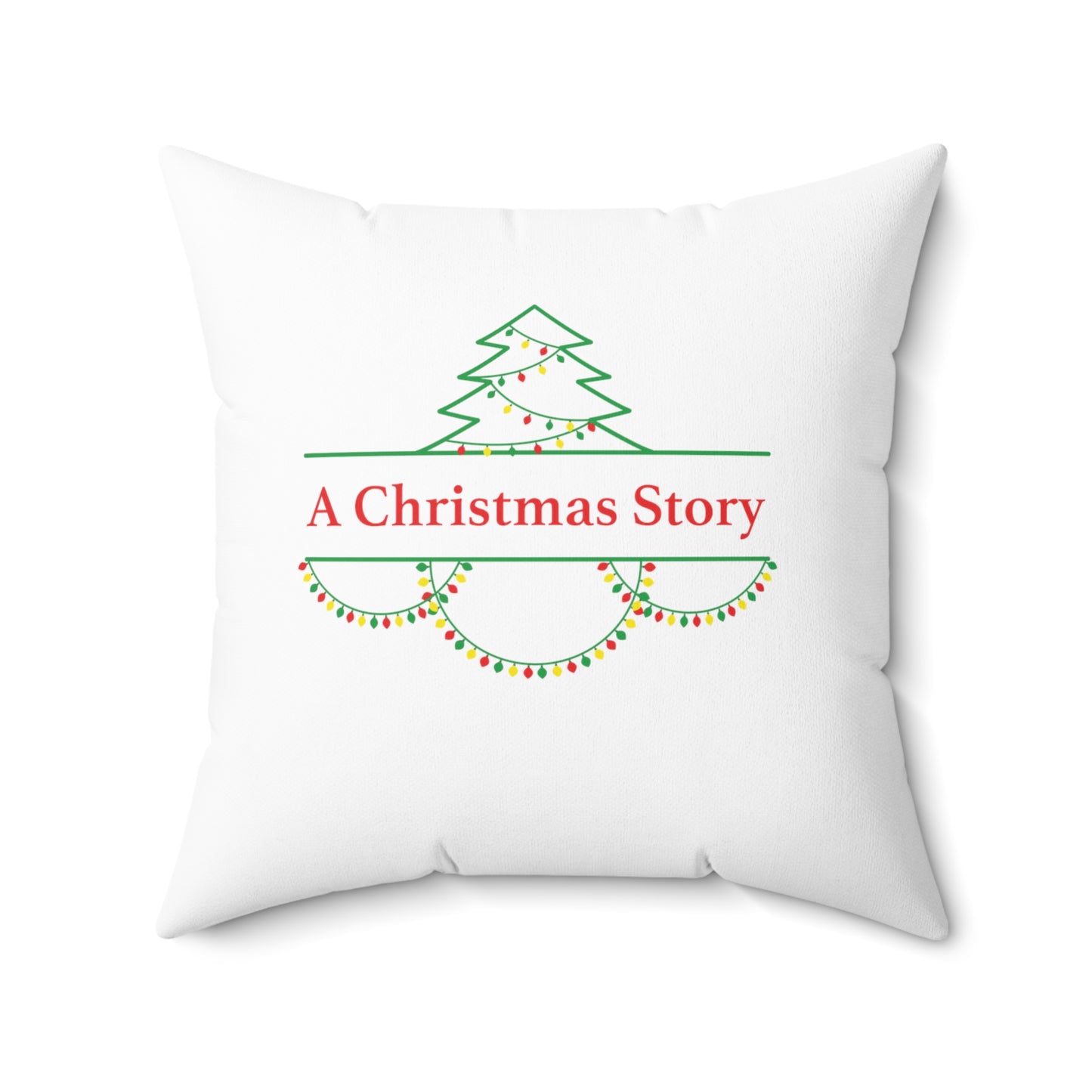 Ricardo Derose Give Without Expecting-from A Christmas Story_Spun Polyester Square Pillow