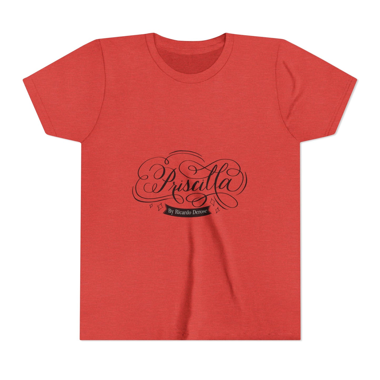 Personalized Priscilla Youth Short Sleeve Tee - Stylish & Comfortable Kids' T-Shirt