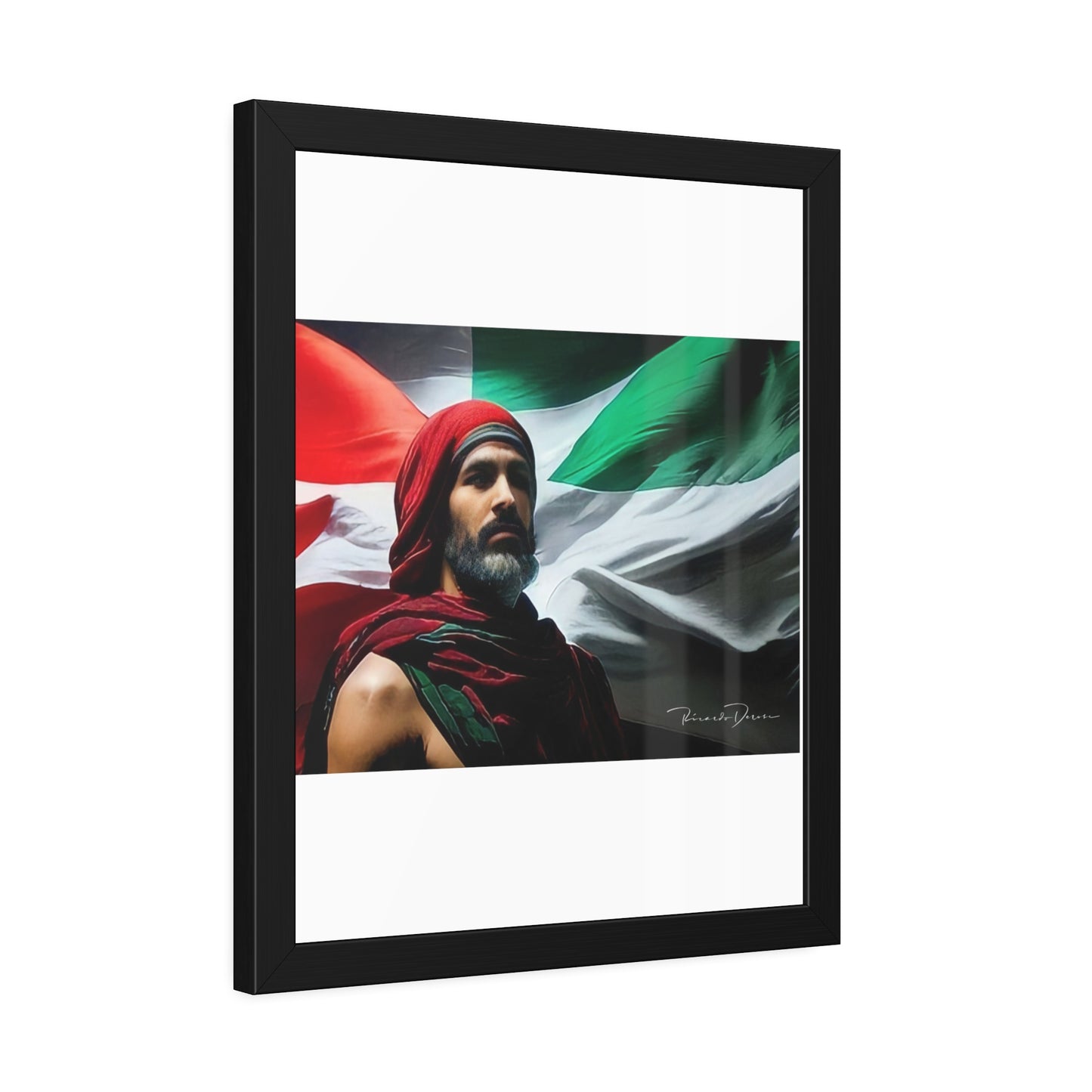 Framed Free Palestine Paper Posters