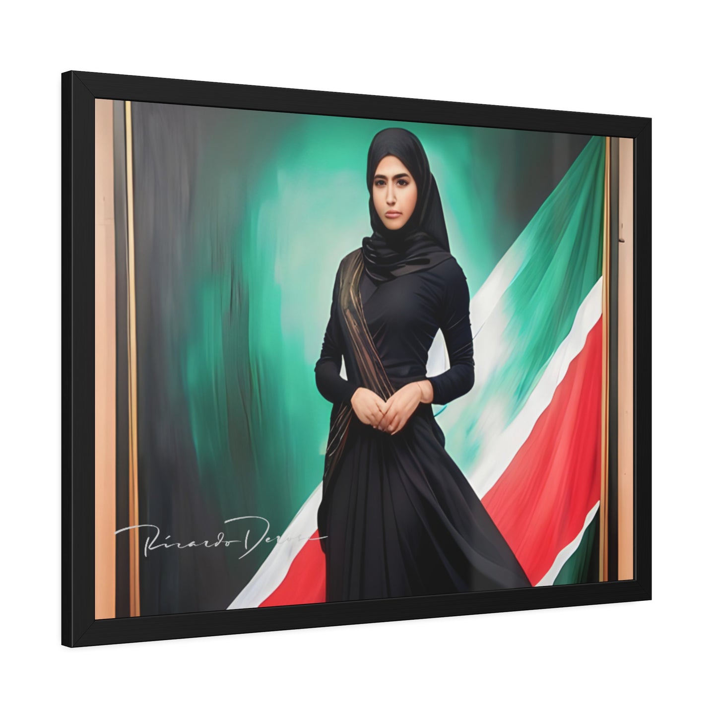 Palestine Girl Framed Poster