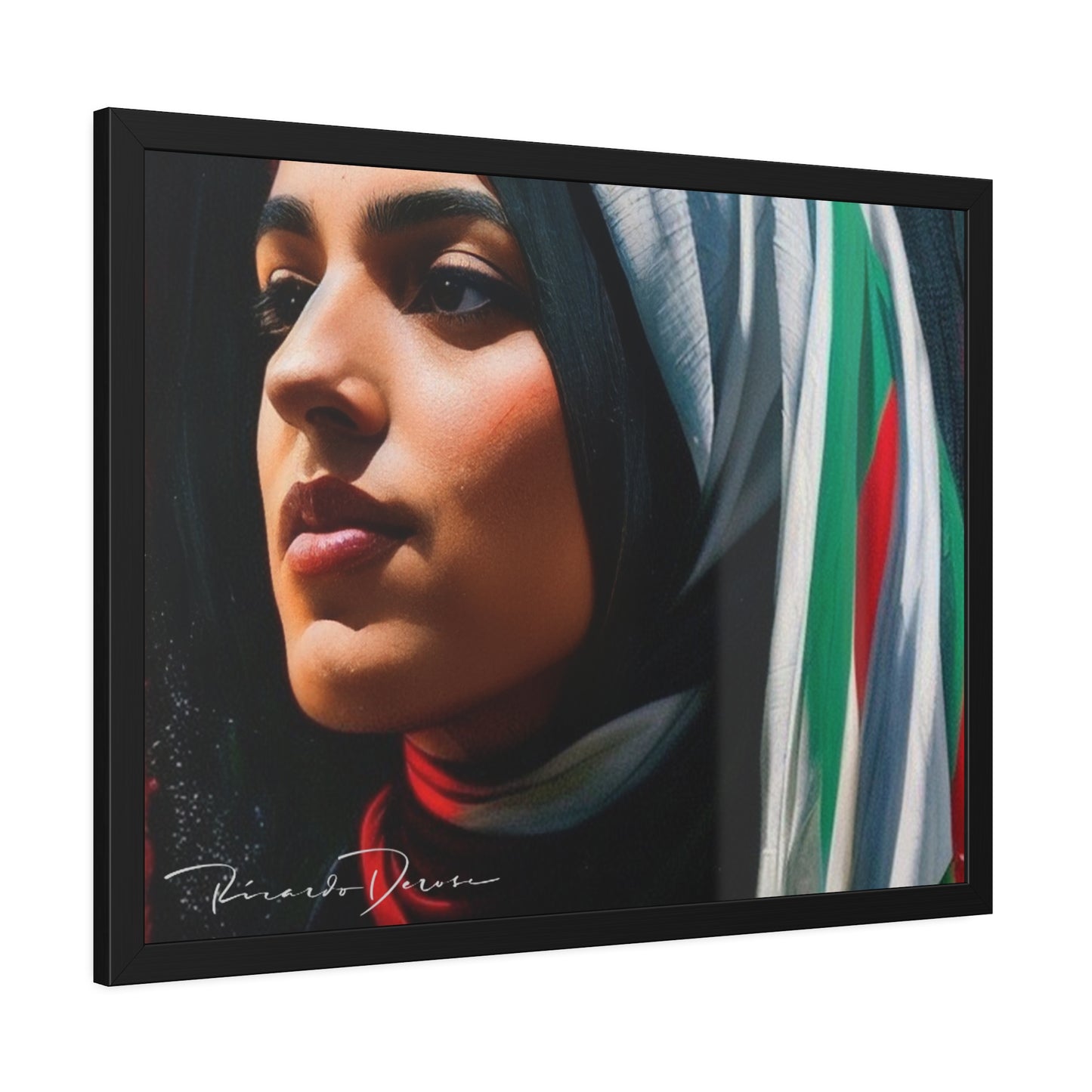 Palestine Girl Framed Poster