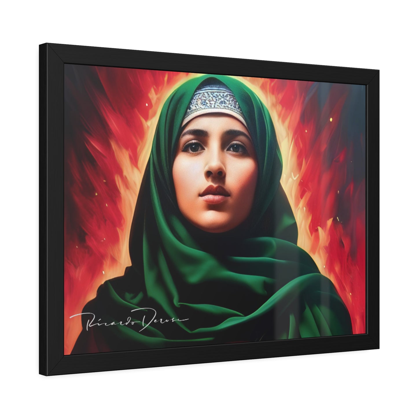 Palestine Girl Framed Poster