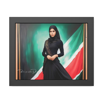 Palestine Girl Framed Poster