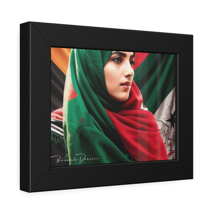 Palestine Girl Framed Poster