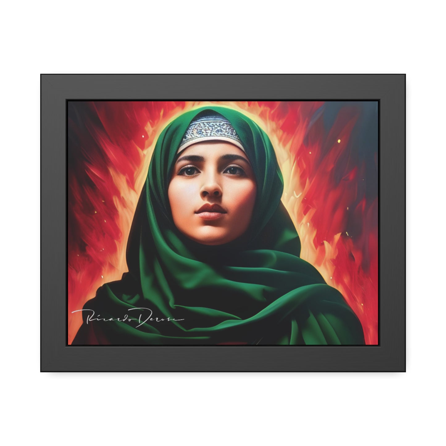 Palestine Girl Framed Poster