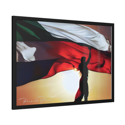 Palestine Flag Framed Poster