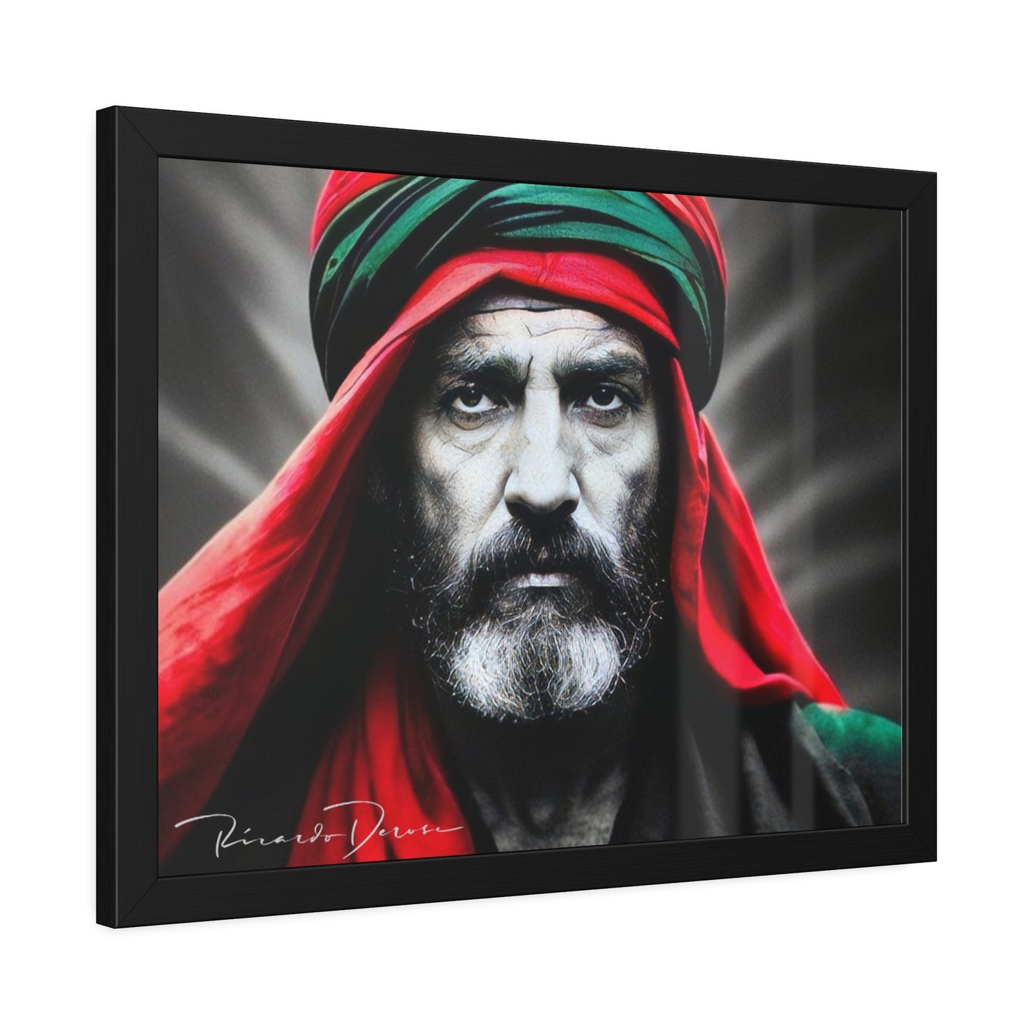 Palestine Old Man Framed Poster