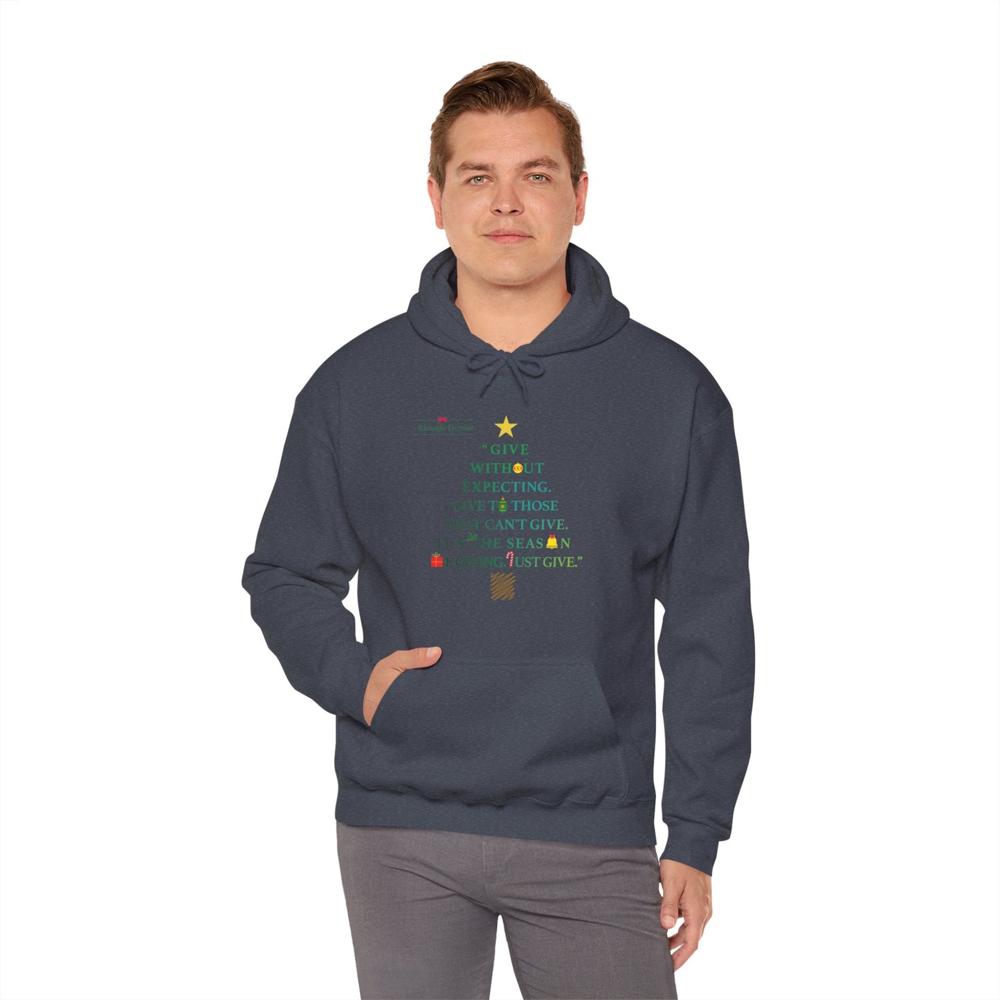 Give Without Expecting_form A Christmas Story_Unisex Heavy Blend™ Hooded Sweatshirt