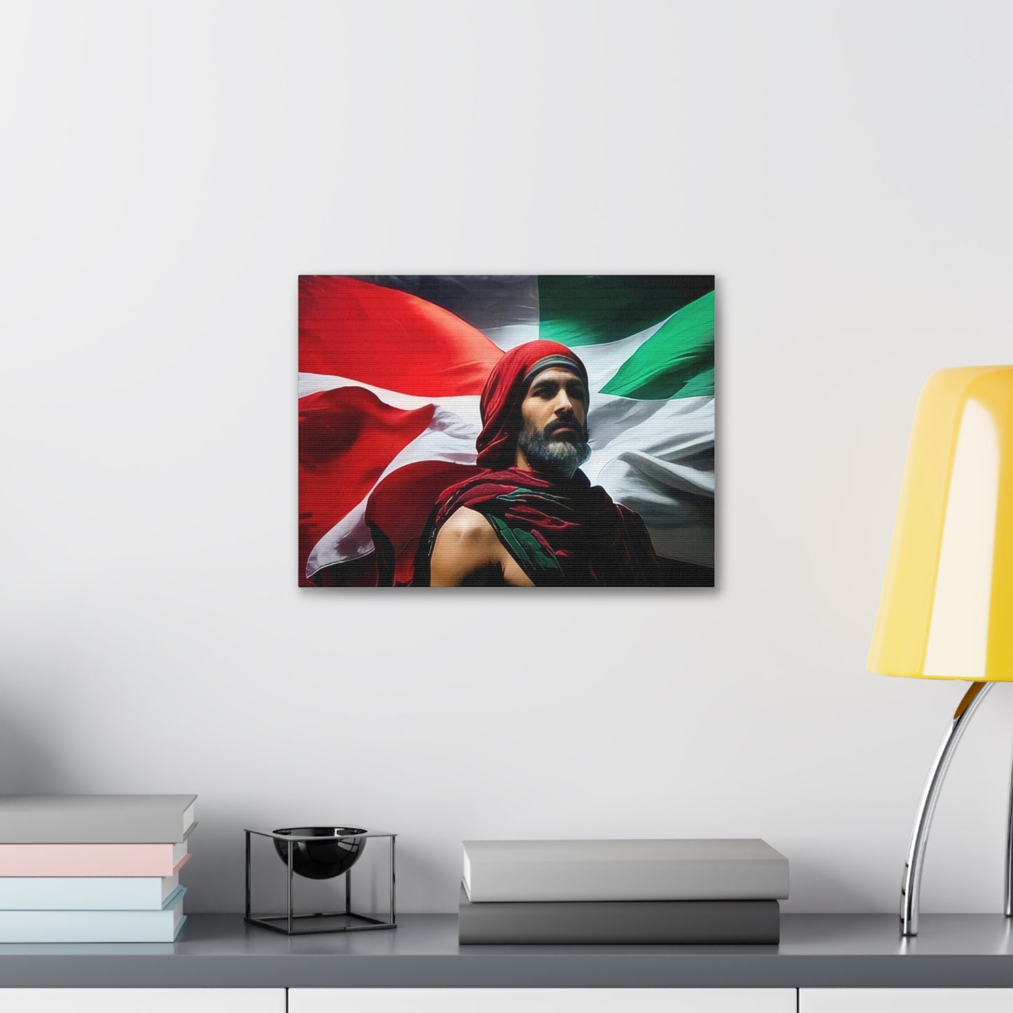 Palestine Man Canvas