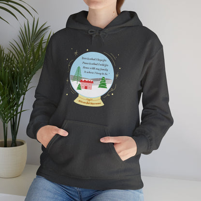 Christmas Wish for Peace Unisex Heavy Blend Hoodie