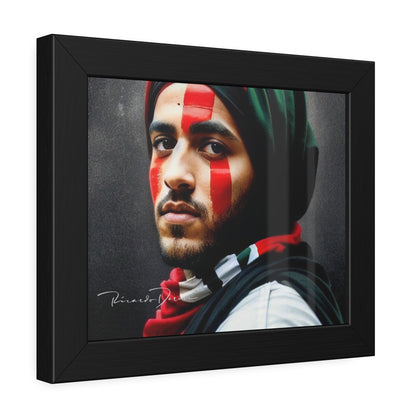 Palestine Man Framed Poster