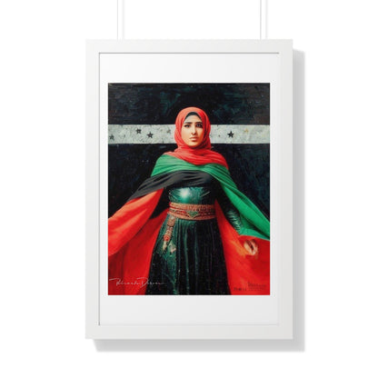 Framed Palestine Vertical Poster - Derose Entertainment 