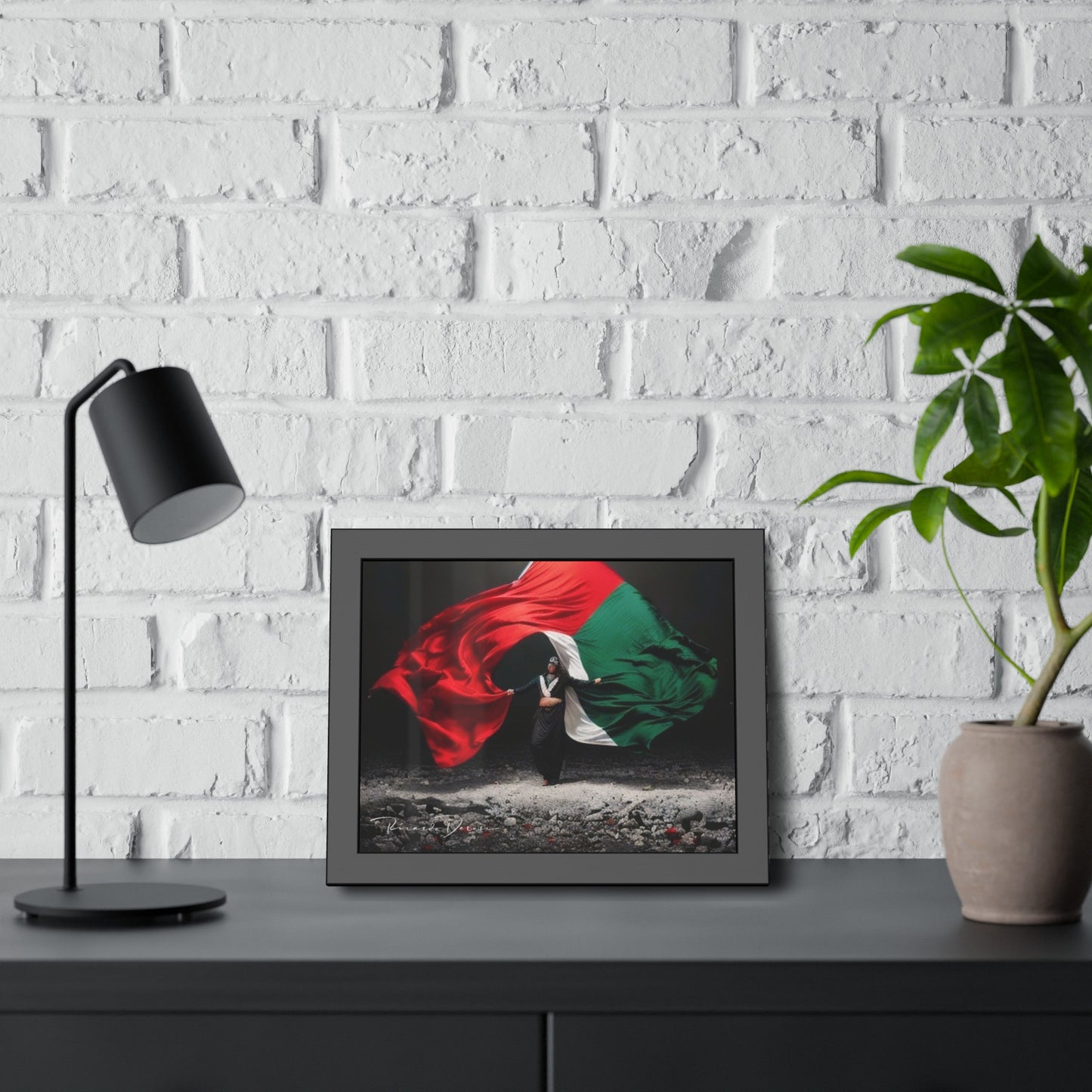 Palestine Flag Framed Poster