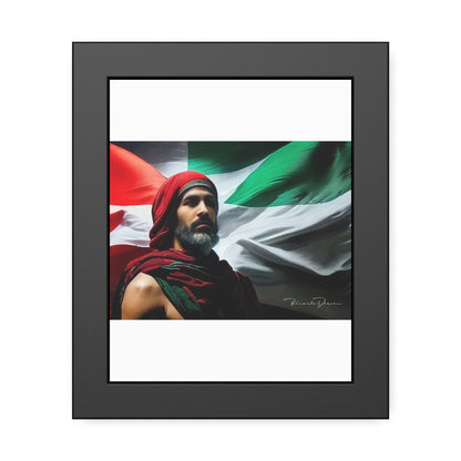 Framed Free Palestine Paper Posters