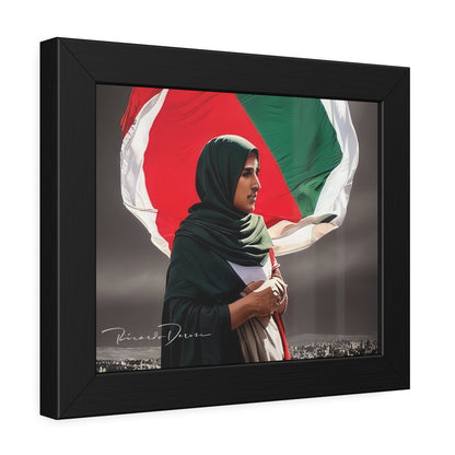 Palestine Girl Framed Poster