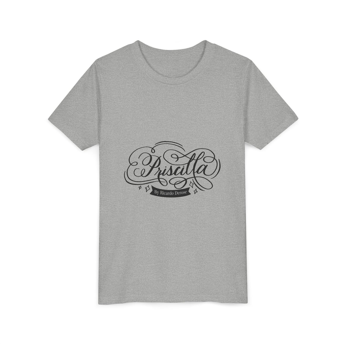 Personalized Priscilla Youth Short Sleeve Tee - Stylish & Comfortable Kids' T-Shirt